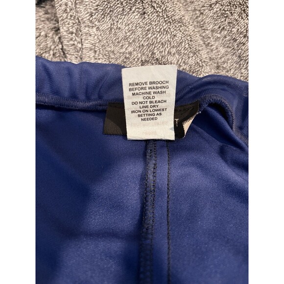 B. Smart Navy Blue Halter Formal Prom Dress Women’s Plus Size 24W 3X - Picture 8 of 8